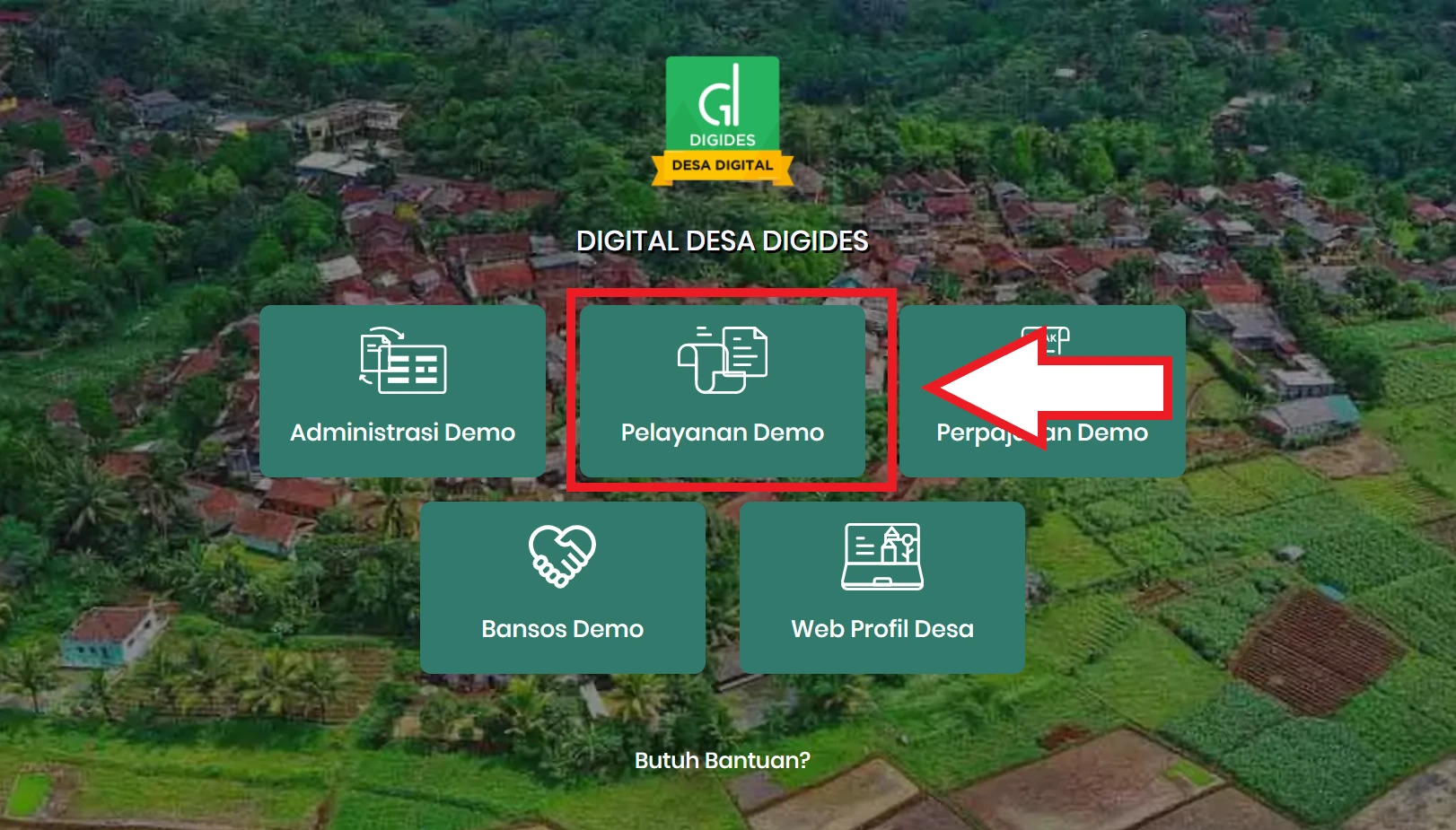 menu pelayanan digital desa