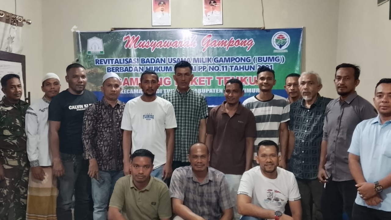 Revitalisasi BUMG Gampong Buket Teukuh Tingkatkan Ekonomi Desa