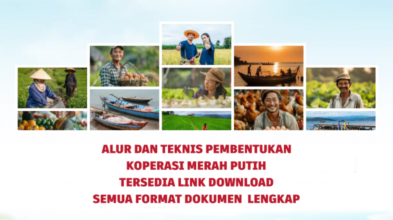 Panduan , Tahapan Pembentukan Koperasi Merah Putih Desa Beserta Link Download Dokumen Administrasinya