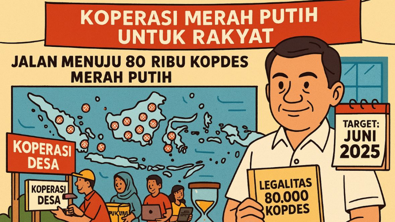 template AD/ART, proposal pendirian, draft struktur organisasi Koperasi Merah Putih Desa