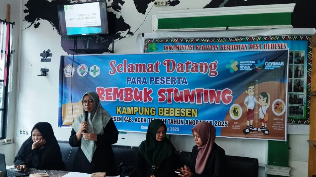 Rembuk Stunting di Kampung Bebesen, Wujud Komitmen Bersama Cegah Stunting