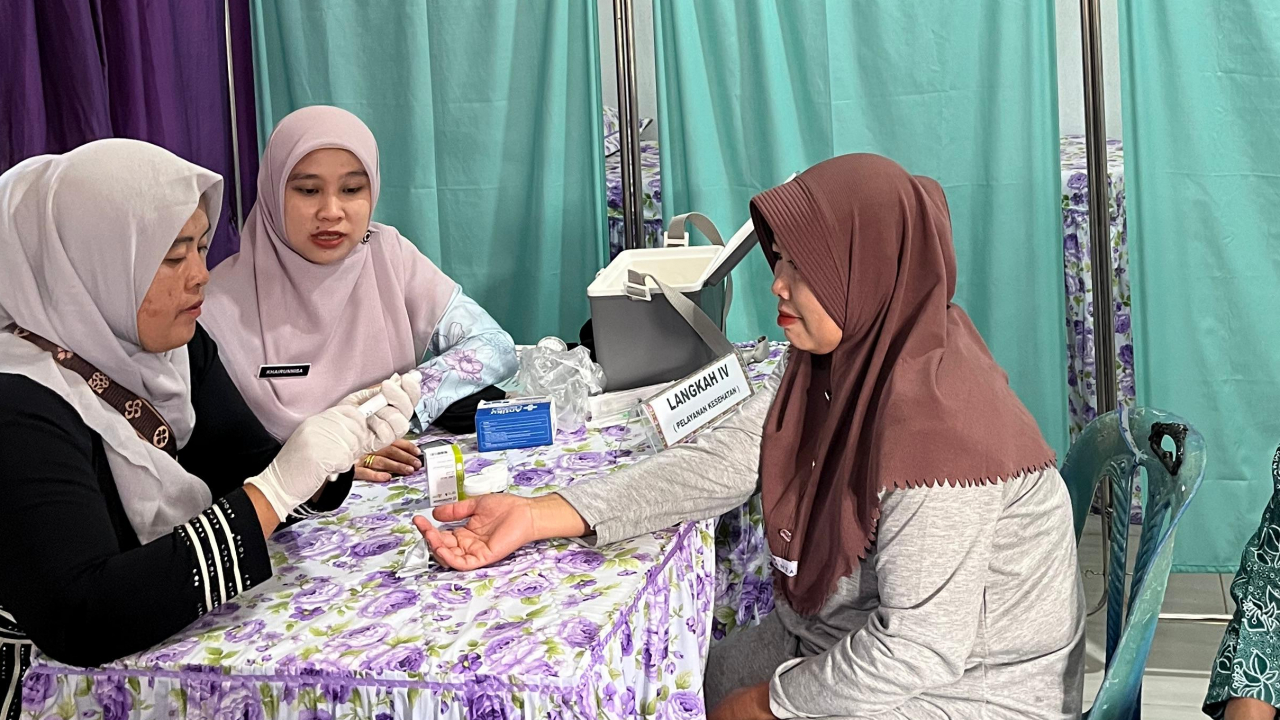 Peningkatan Sanitasi Masyarakat Terintegrasi Posyandu di Dusun Linge Gading