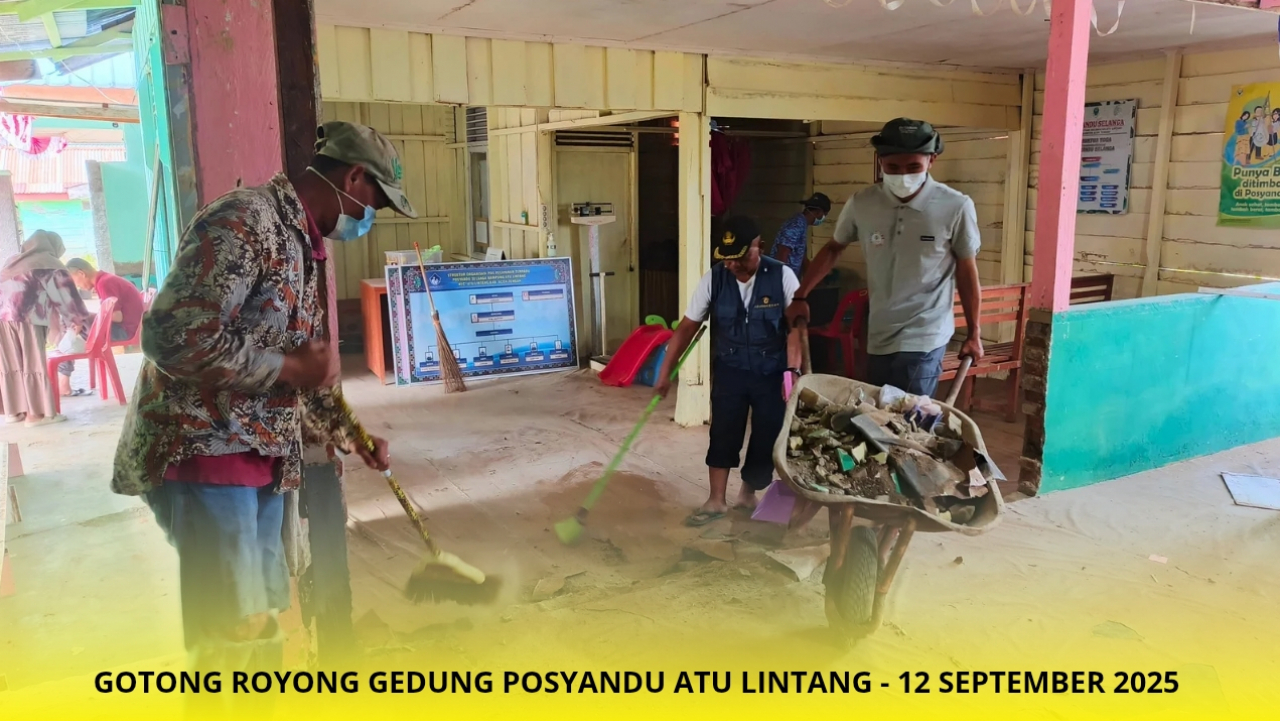 Gotong Royong di Posyandu, Ruangan Baru untuk Pelayanan Masyarakat
