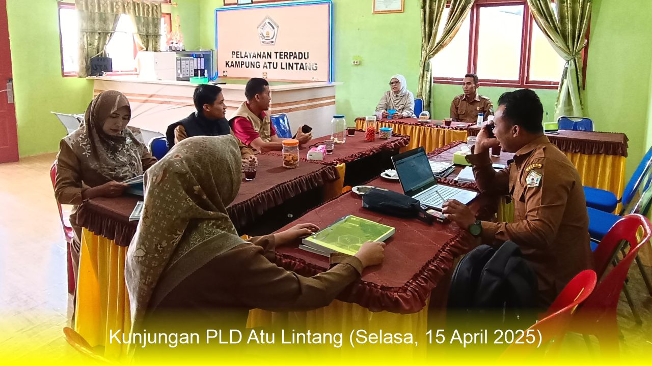 Persiapan Penginputan Indeks Desa Membangun di Kampung Atu Lintang Didampingi PLD