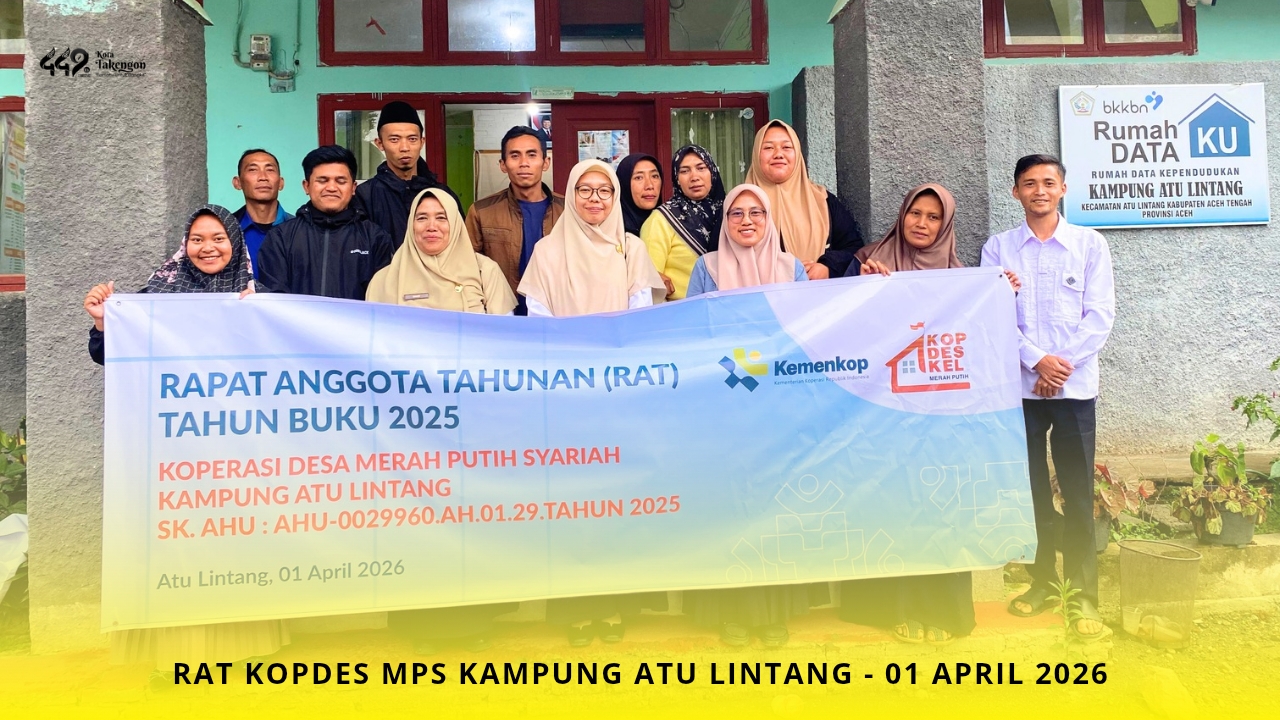 RAT Koperasi Desa Merah Putih Syariah Kampung Atu Lintang Digelar