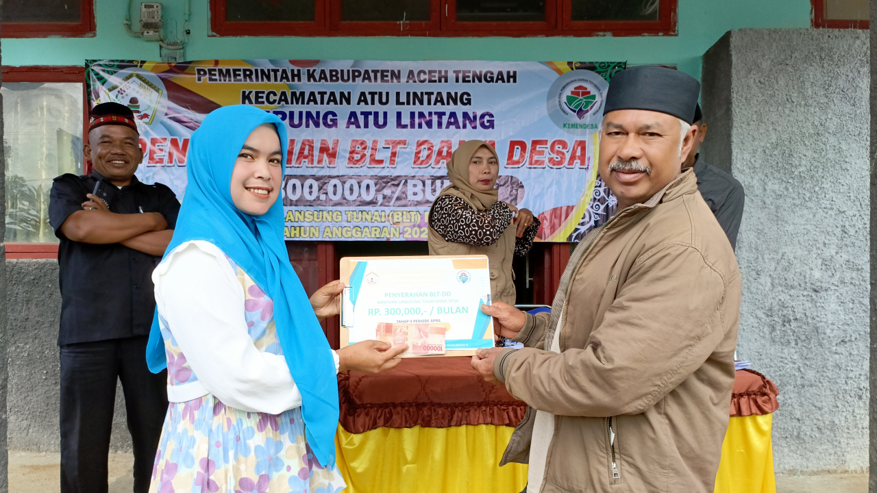 PENYALURAN BLT-DD ATU LINTANG PERIODE APRIL 2024