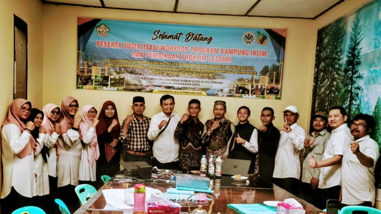 Sosialisasi Proklim di Aceh Tengah: Reje Kampung Atu Lintang Tingkatkan Kapasitas untuk Aksi Iklim