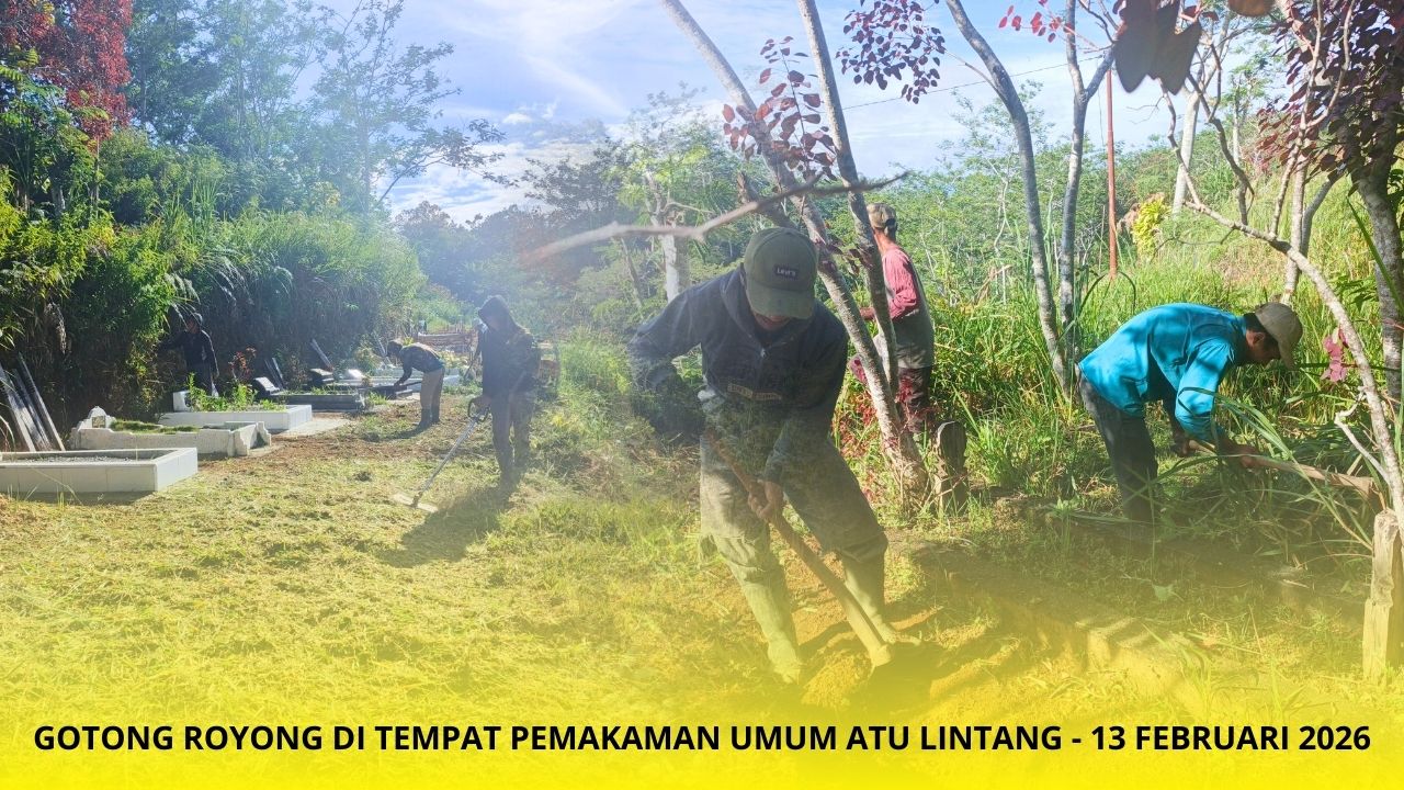 Sambut Ramadan, Masyarakat Atu Lintang Gelar Jumat Bersih