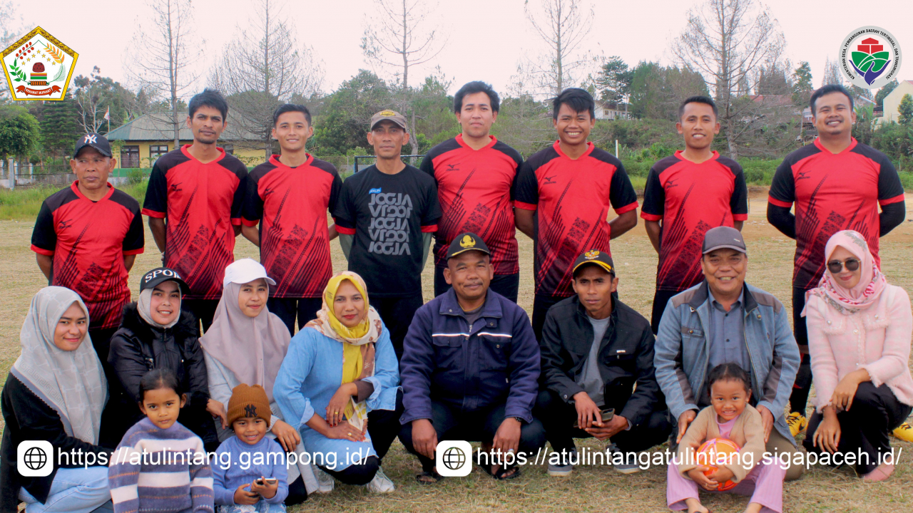 Laga Pertama Bola Mini Aparatur Desa, Kampung Atu Lintang Menang Adu Pinalti Kalahkan Kampung Merah Mege