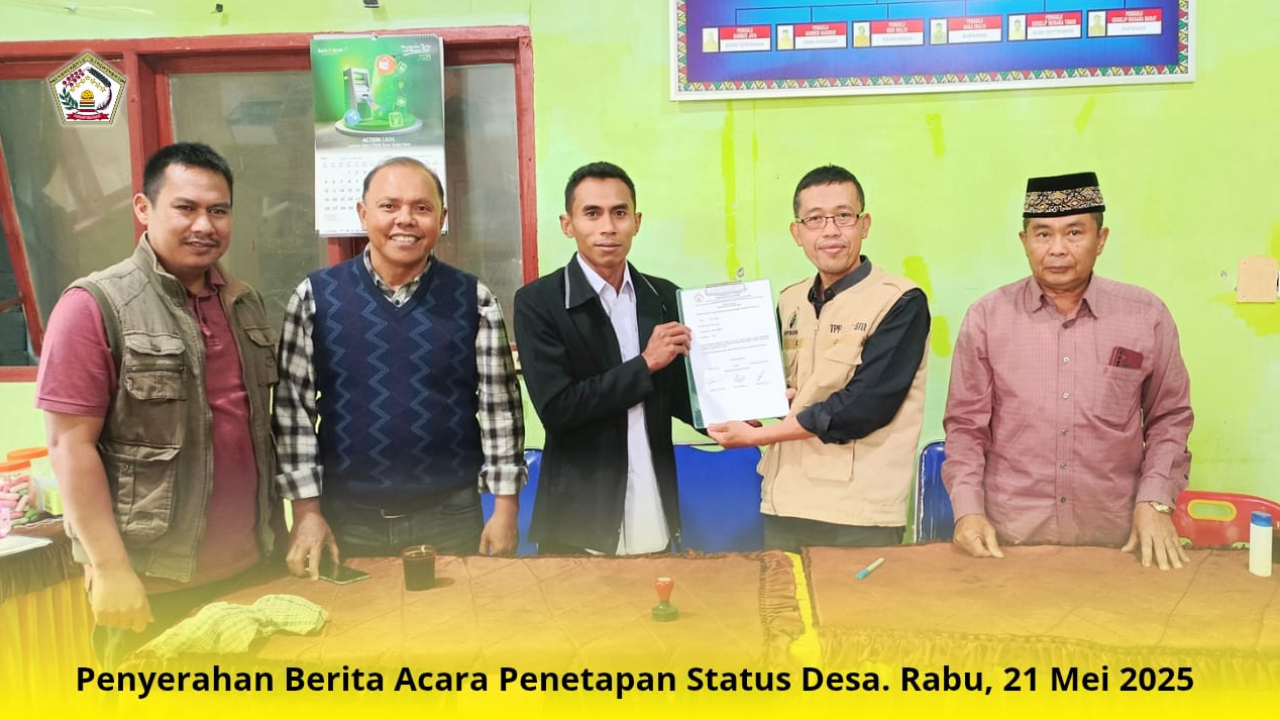 Kampung Atu Lintang Resmi Menyandang Status Desa Mandiri Pada tanggal 21 Mei 2025