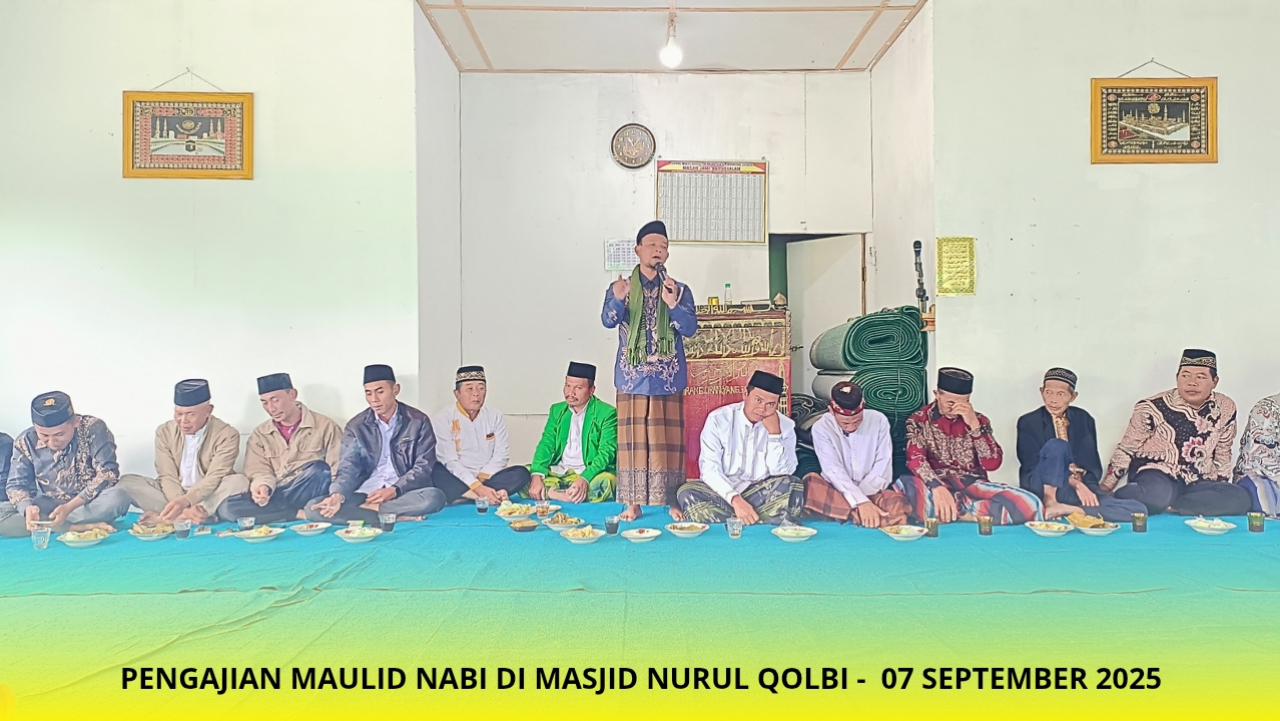 Pengajian Maulid Nabi Satukan Warga Atu Lintang di Masjid Nurul Qolbi