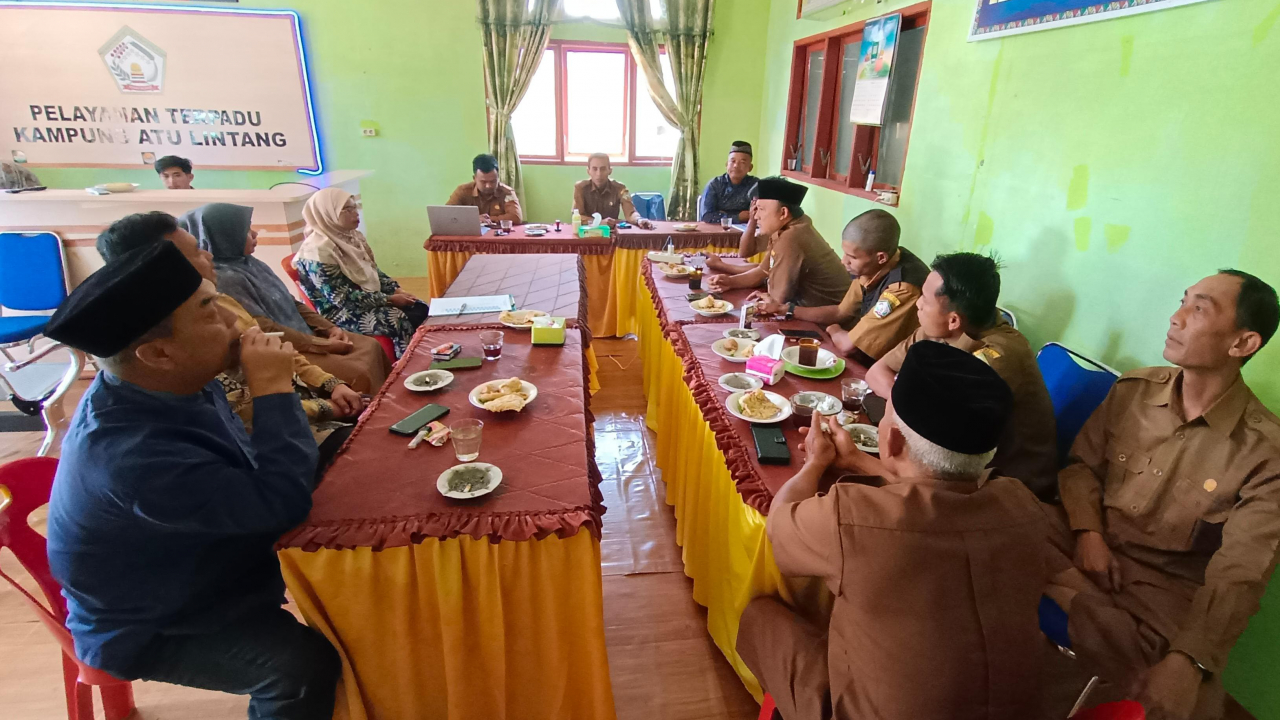 Musyawarah Pra-Plaksana Kampung Atu Lintang Tahun Anggaran 2025 Rampungkan Agenda Pembangunan