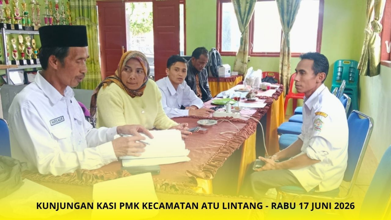 Kasi PMK Kecamatan Atu Lintang Lakukan Pengecekan Kelengkapan Dokumen SPJ Kegiatan di Kampung Atu Lintang