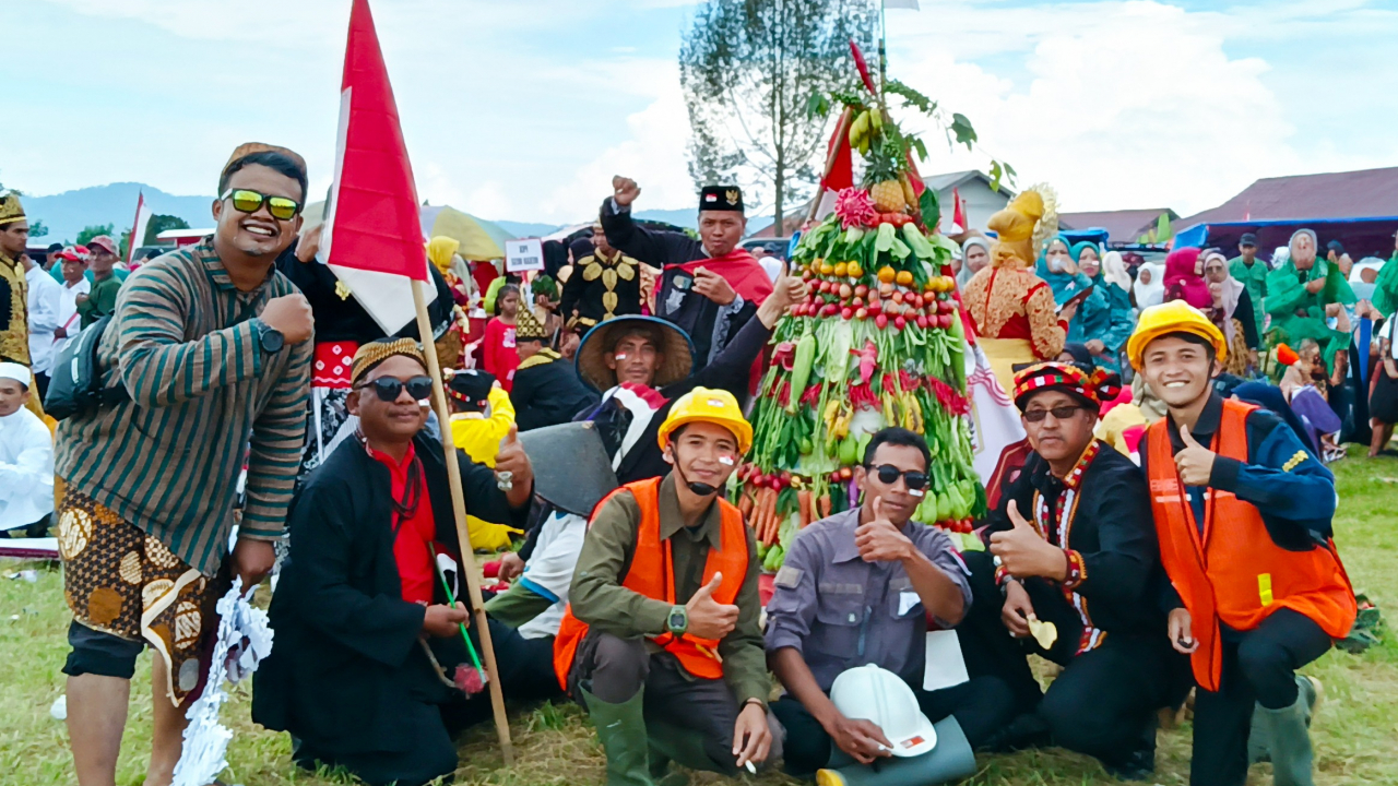 Meriah! Pawai Kecamatan Atu Lintang Ramaikan Perayaan Hari Kemerdekaan
