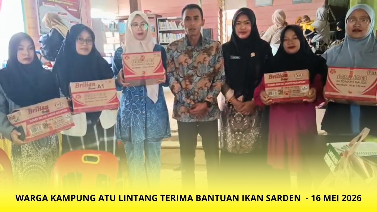 Kampung Atu Lintang Dapat Bantuan Ikan dari Provinsi Aceh