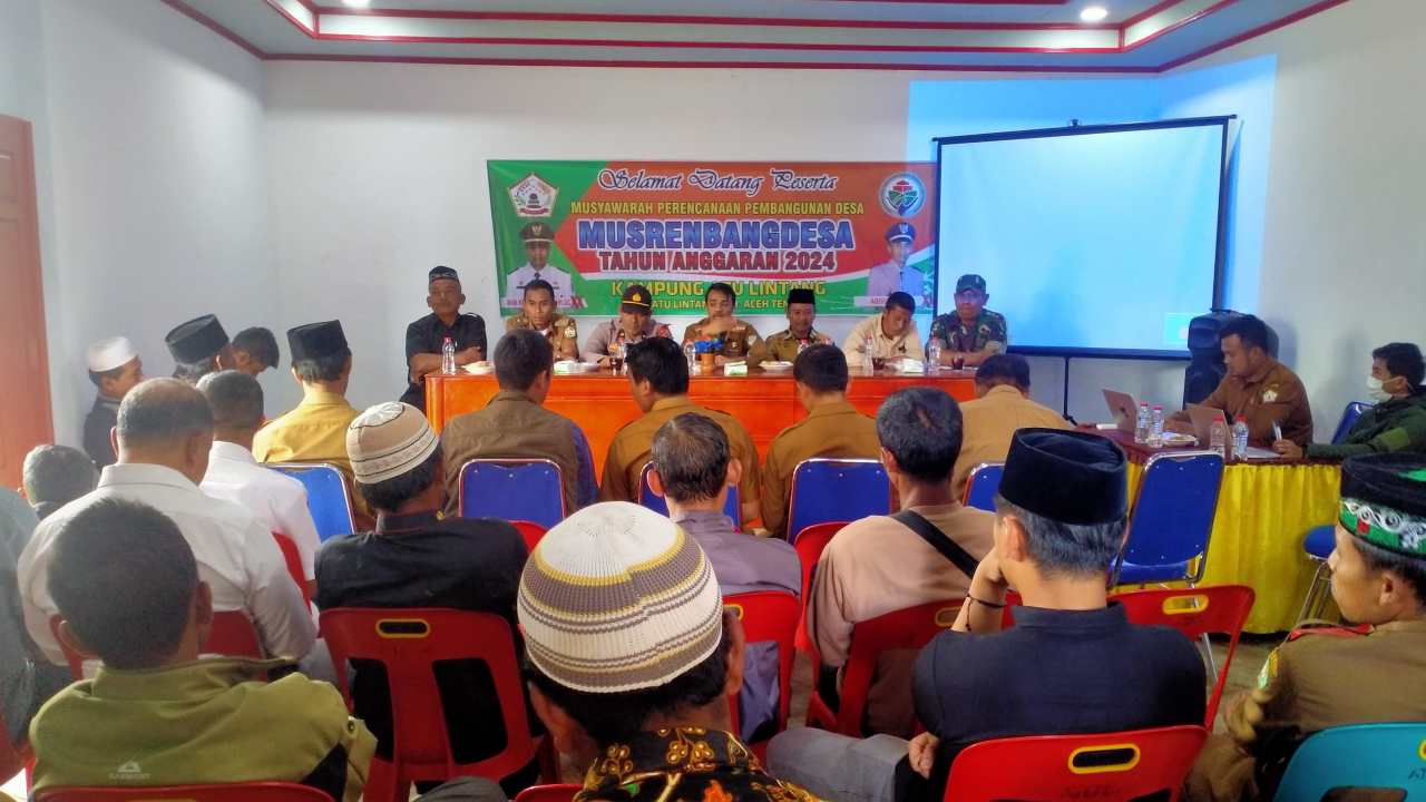 MUSRENBANG KAMPUNG ATU LINTANG TAHUN ANGGARAN 2024