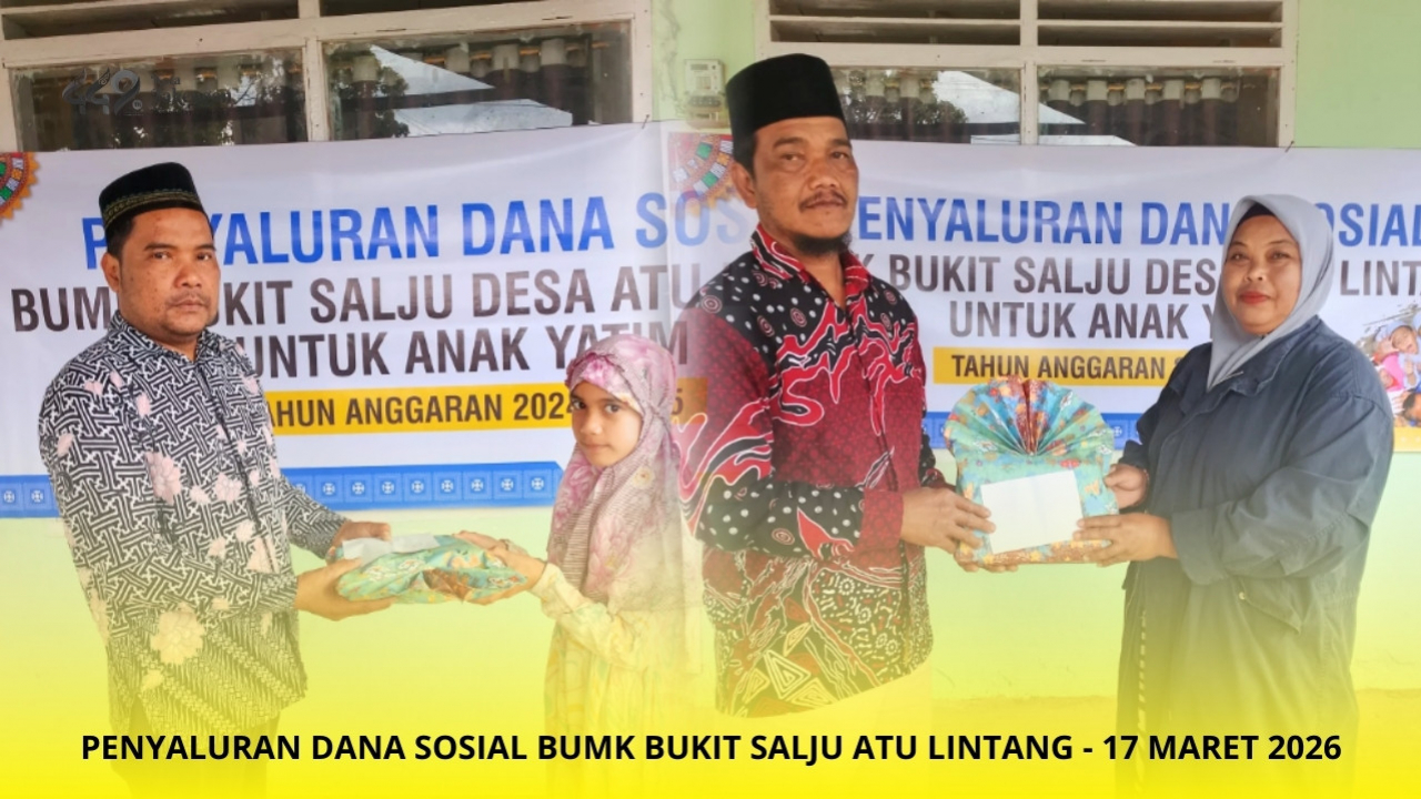 Aksi Sosial BUMK Bukit Salju, Yatim Piatu Terima Bantuan