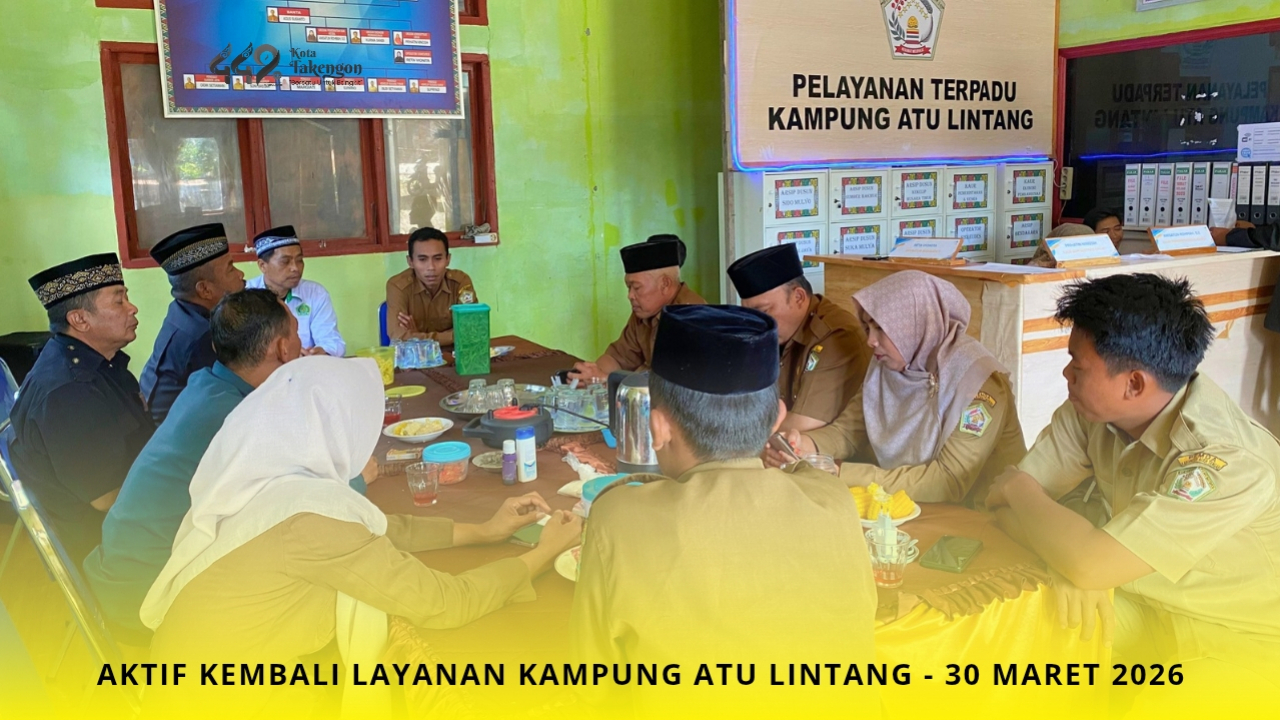 Pelayanan Kampung Atu Lintang Kembali Aktif Pasca Lebaran