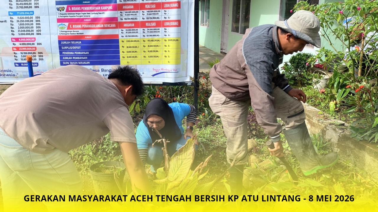 Melalui GEMASIH, Atu Lintang Wujudkan Kampung Bersih