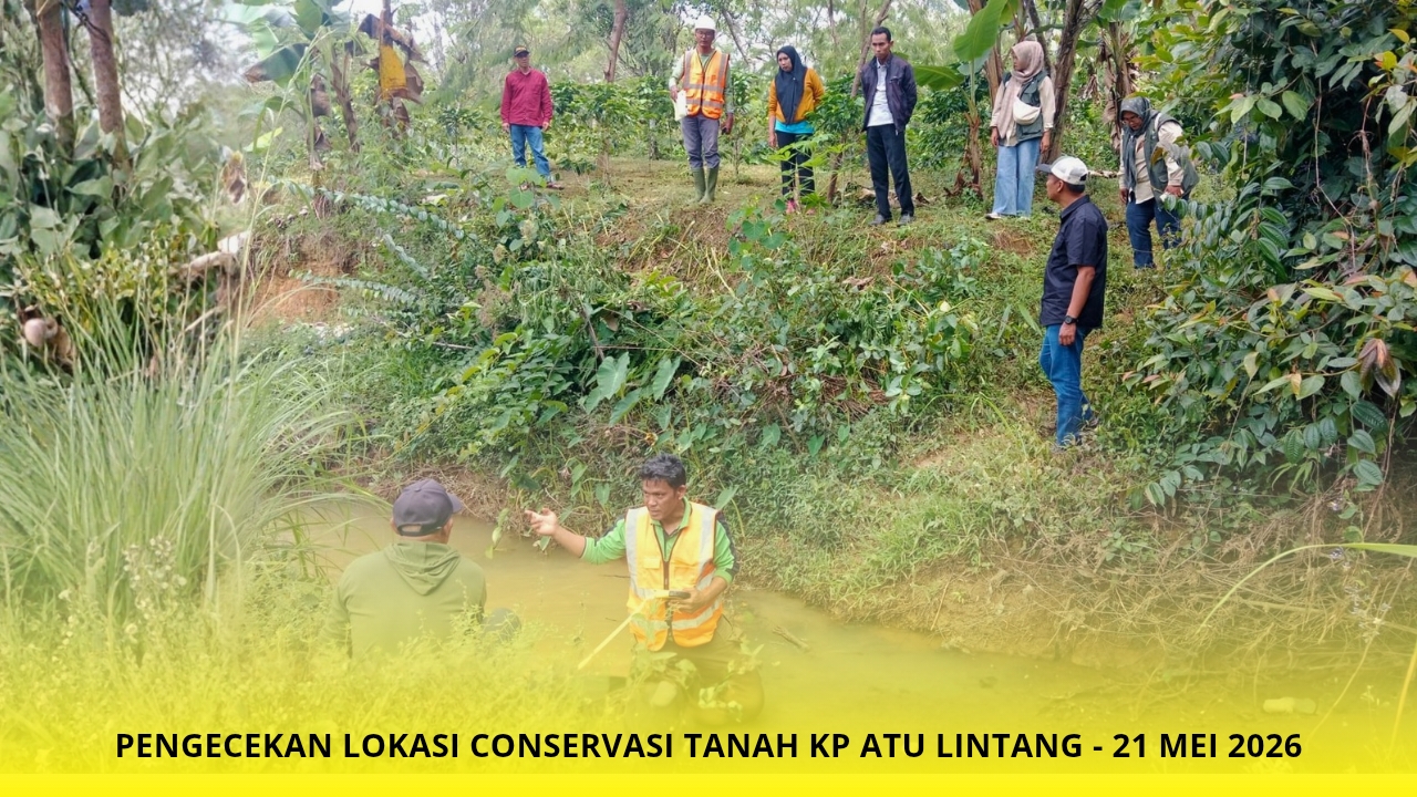 BPDAS KA Tinjau Titik Rawan Erosi di Atu Lintang