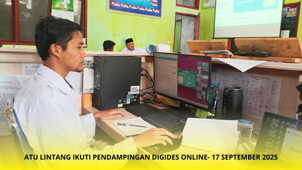 Atu Lintang Ikuti Pendampingan DigiDes Online