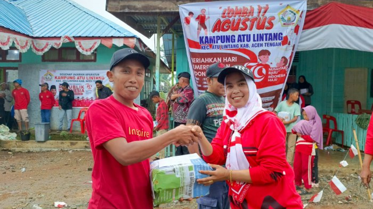Meriahkan HUT RI, Warga Kampung Atu Lintang Antusias Ikuti Lomba 17 Agustusan