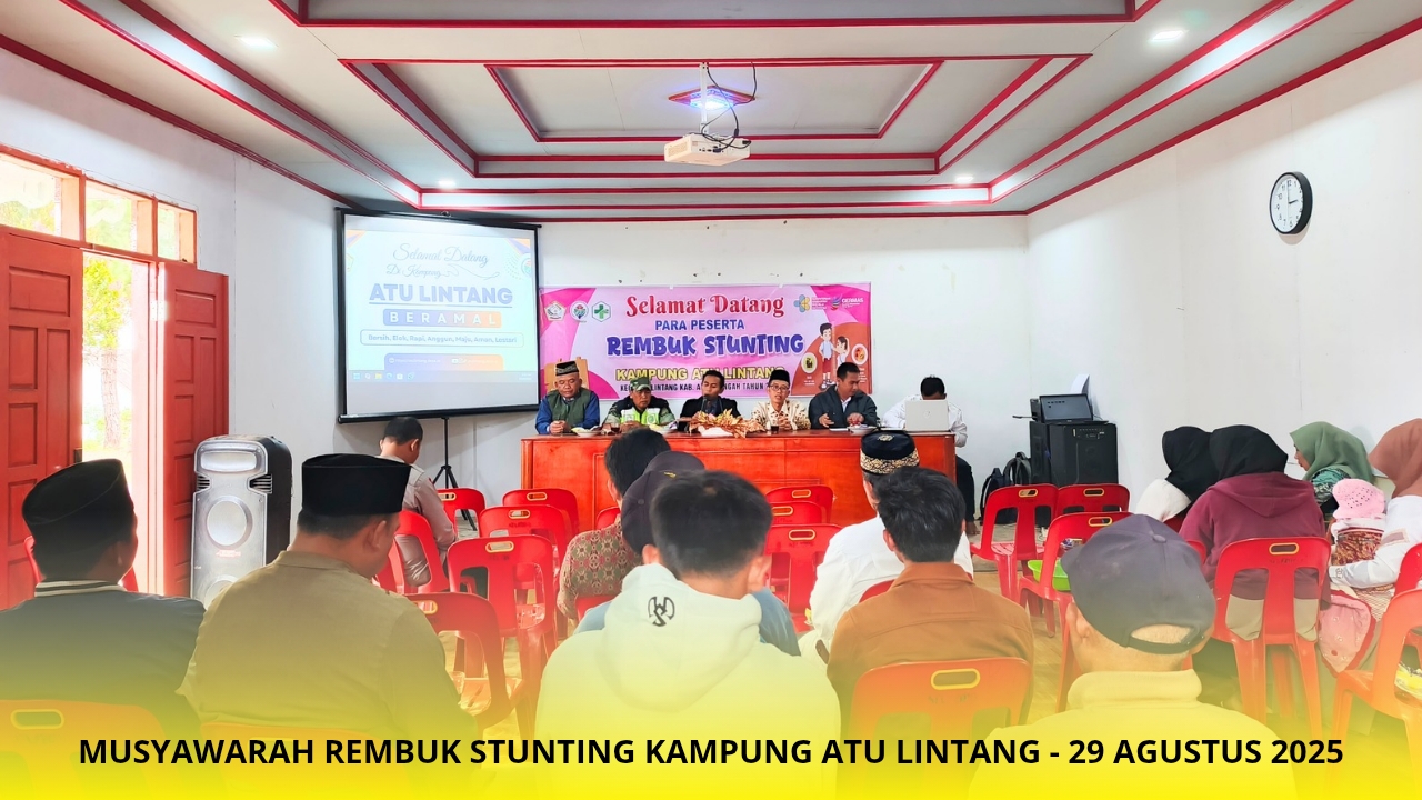 Rembuk Stunting Atu Lintang: Sinergi Tekan Angka Stunting