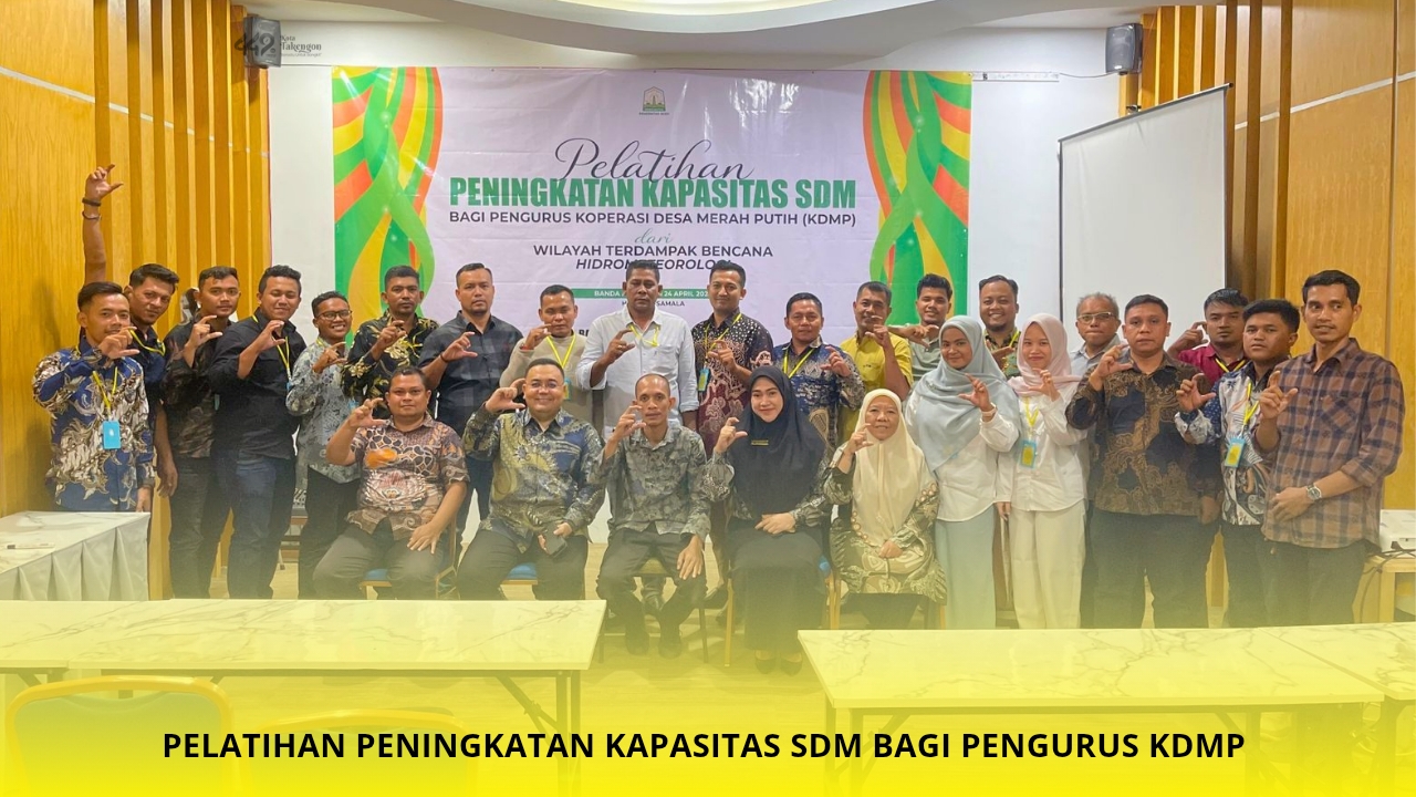 Ketua Koperasi Desa Merah Putih Syariah Atu Lintang Ikuti Pelatihan Peningkatan Kapasitas SDM