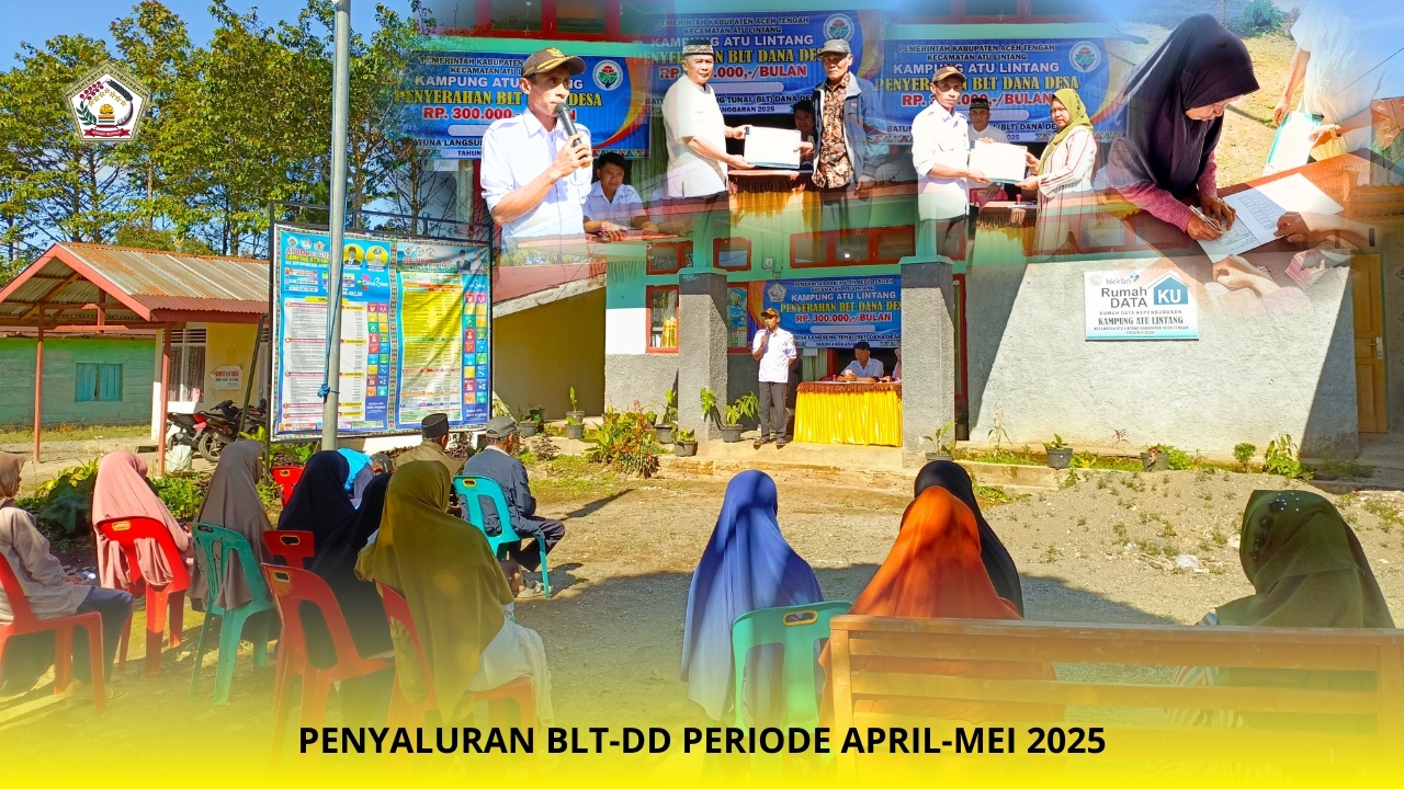 Warga Kampung Atu Lintang Terima BLT-DD April–Mei 2025, Bantu Ringankan Beban Ekonomi