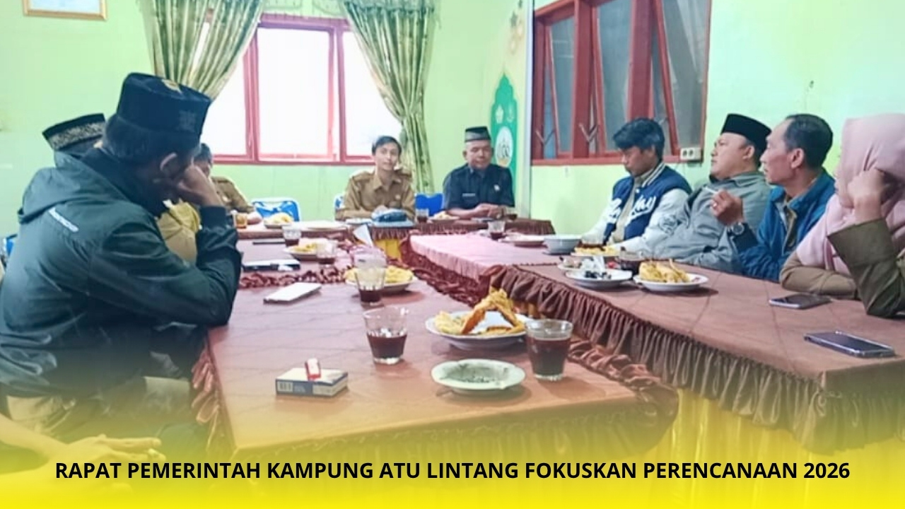 Rapat Pemerintah Kampung Atu Lintang Fokuskan Perencanaan 2026