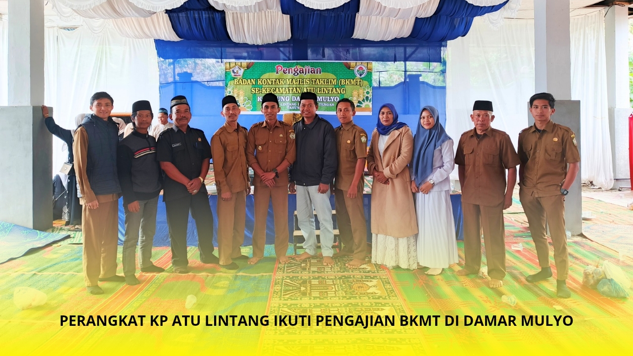 Perangkat Kp Atu Lintang Ikuti Pengajian BKMT di Damar Mulyo