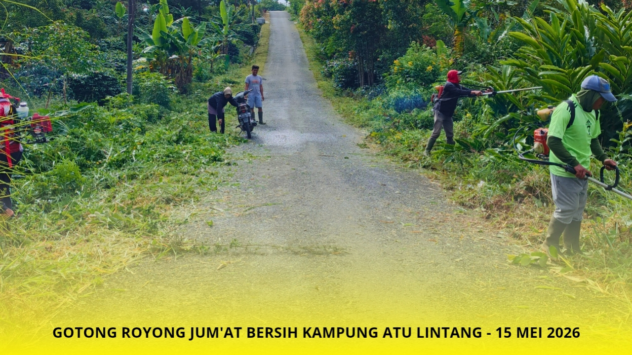 Bersih Jalannya, Indah Kampungnya