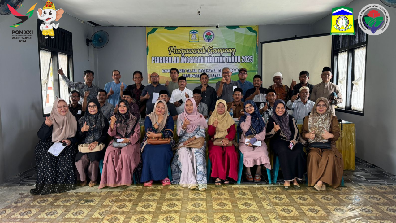 Kegiatan Musyawarah Gampong Gue Gajah  Berjalan Lancar