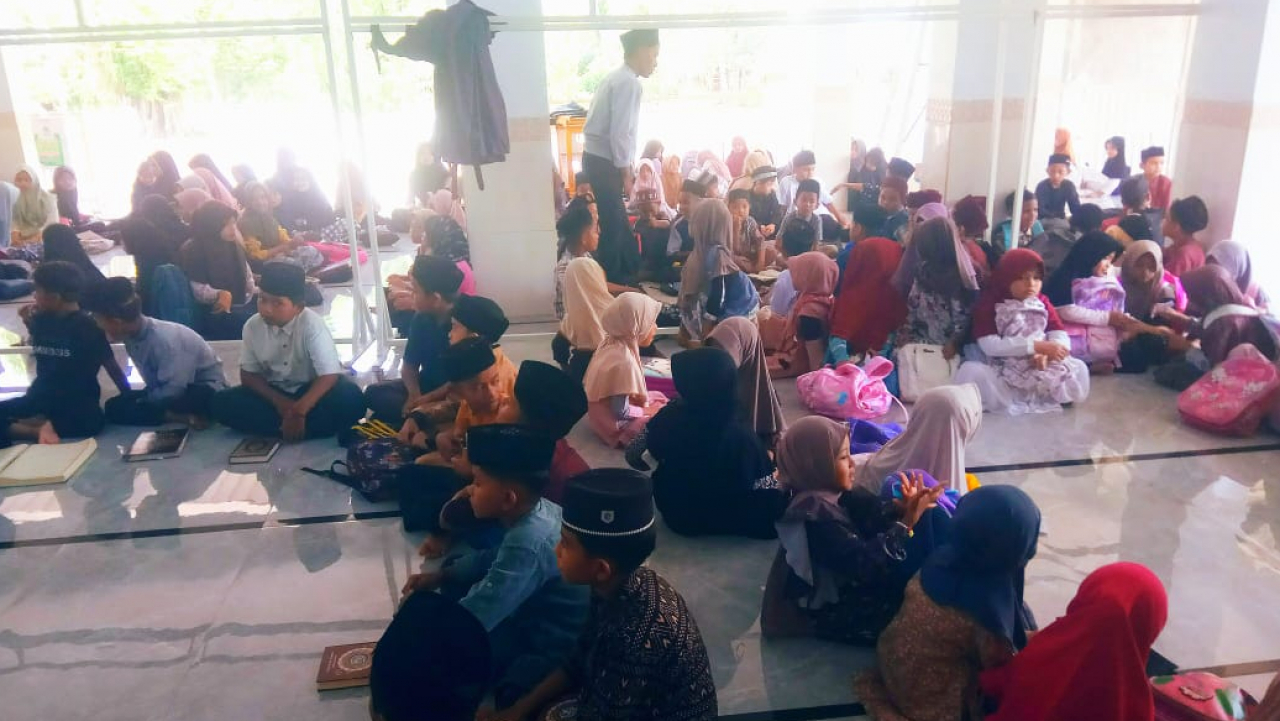 Gema Tahsin Alquran Anak-Anak Gampong Kumbang di Bulan Ramadhan