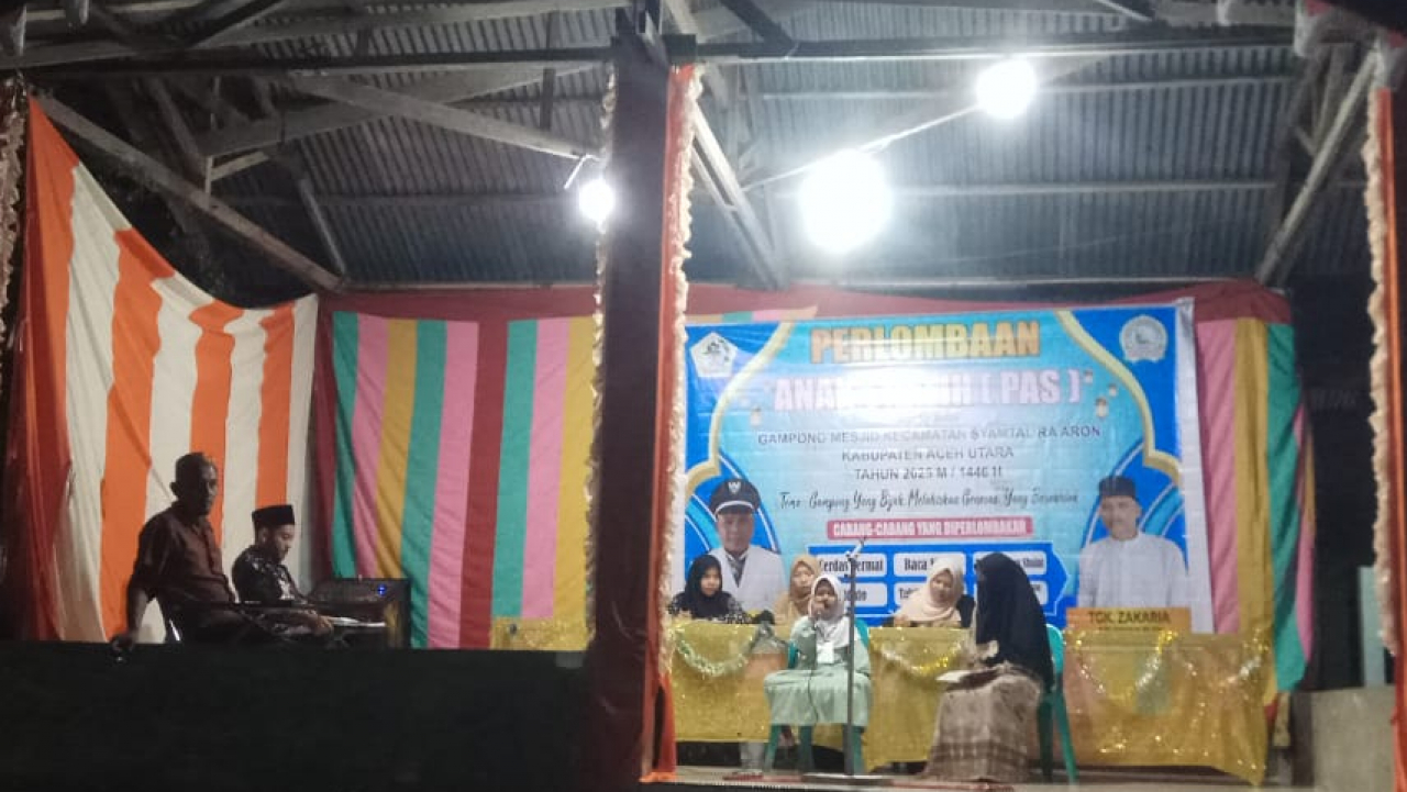 Peningkatan Minat Belajar Agama Anak Usia Dini Melalui Perlombaan Anak Shalih di Gampong Mesjid