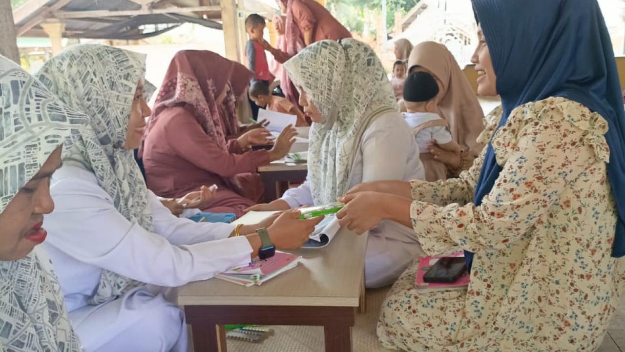 Ayo ke Posyandu! Sehatkan Generasi Gampong Mesjid!