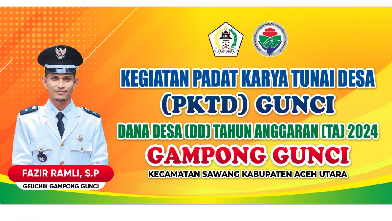 Berikut Kegiatan Padat Karya Desa Gunci Kecamatan Sawang