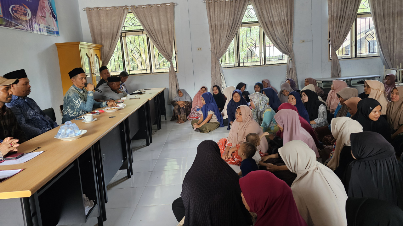 Geuchik Gunci Hadir Pada Pertemuan Wali Murid di SD Negeri 16 Sawang