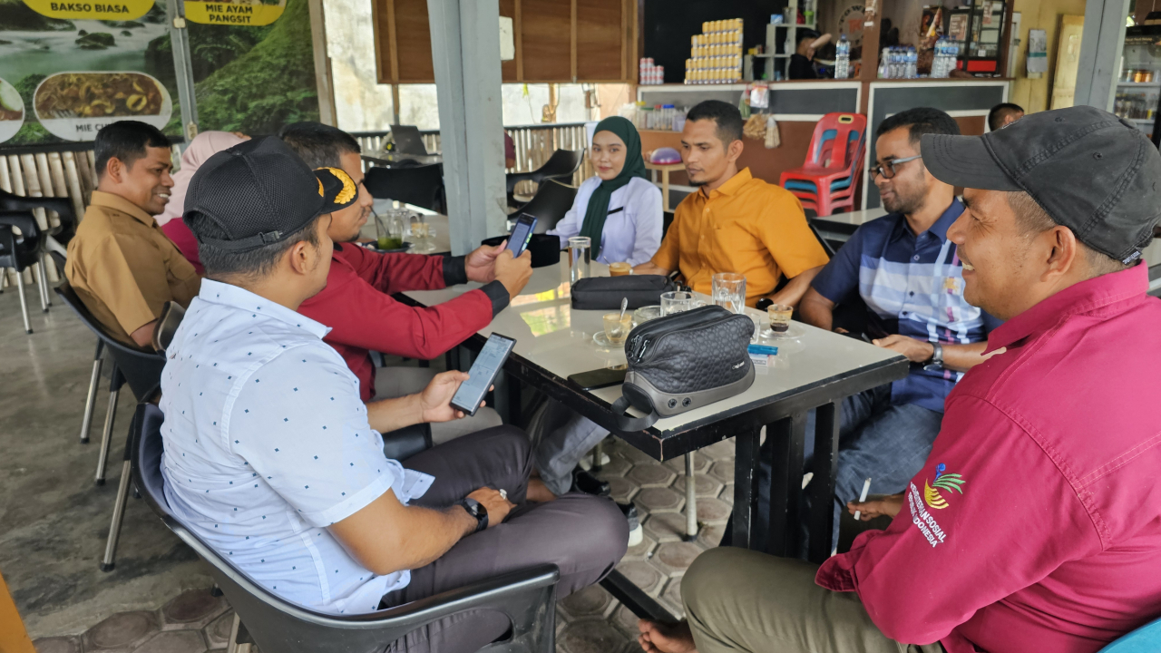 Koordinasi Pemerintah Gampong Gunci dengan Petugas PKH