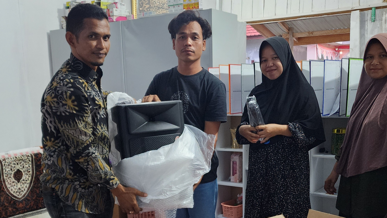 Serah Terima Soud Sistem TK Gampong Gunci