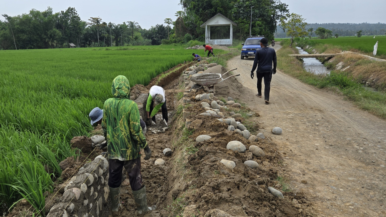 Pembangunan Saluran Irigasi P3AI Terus Berlanjut, Pemerintah Gampong Gunci Perjuangkan Kebutuhan Petani