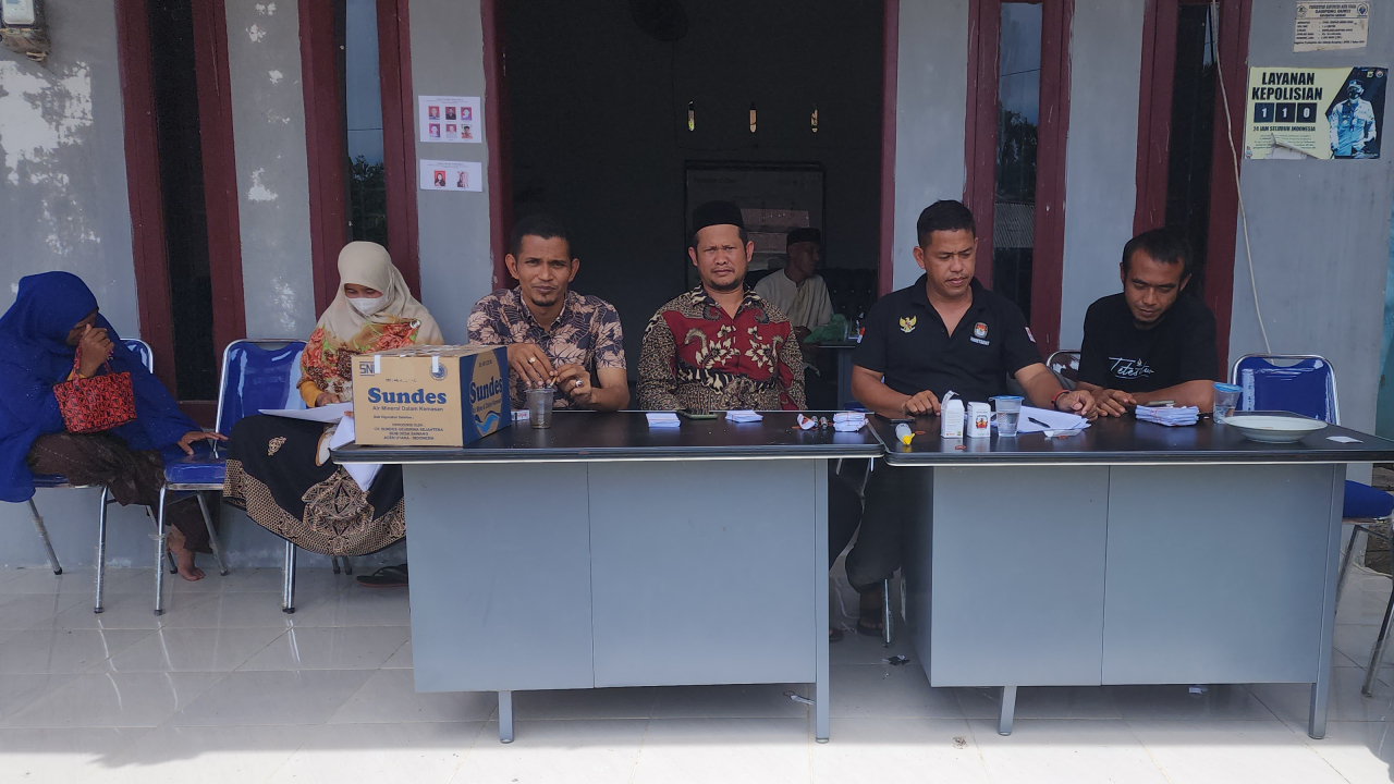 Pemerintah Gampong Gunci Melakukan Pemilihan Tuha Peut Gampong