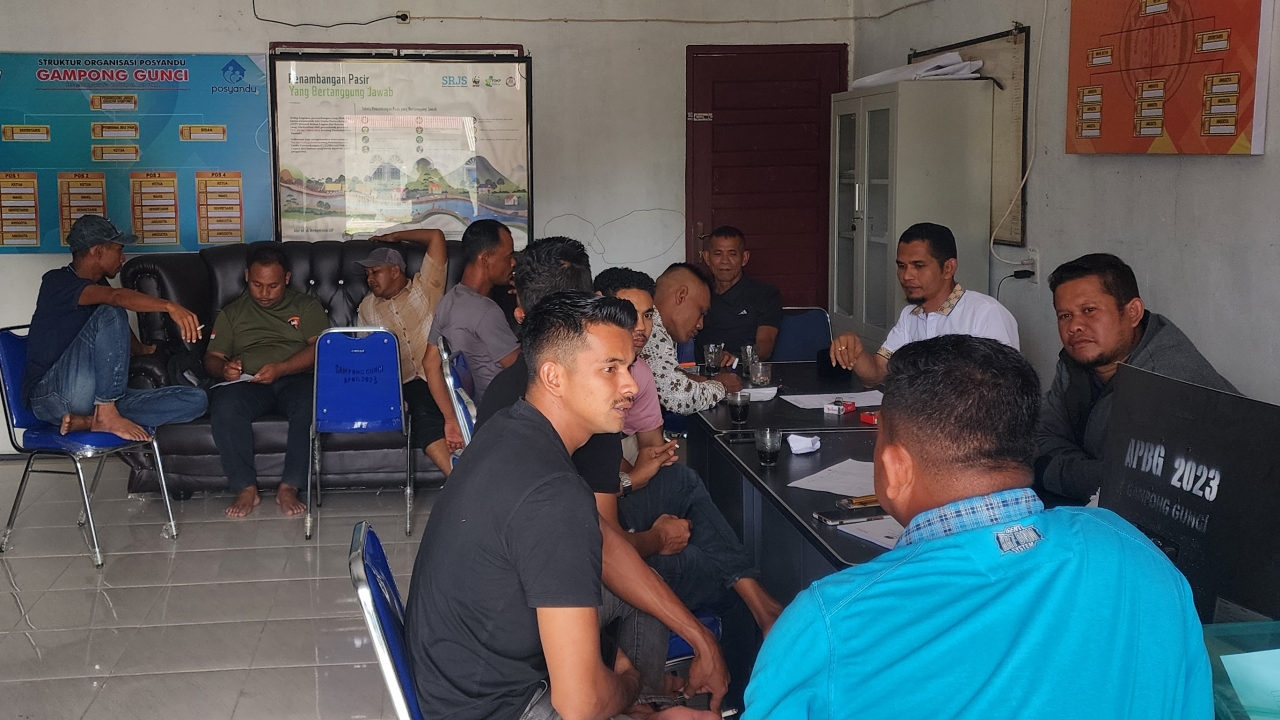 Geuchik Bersama Kepala Dusun Bahas Penyambutan 17 Agustus 2024