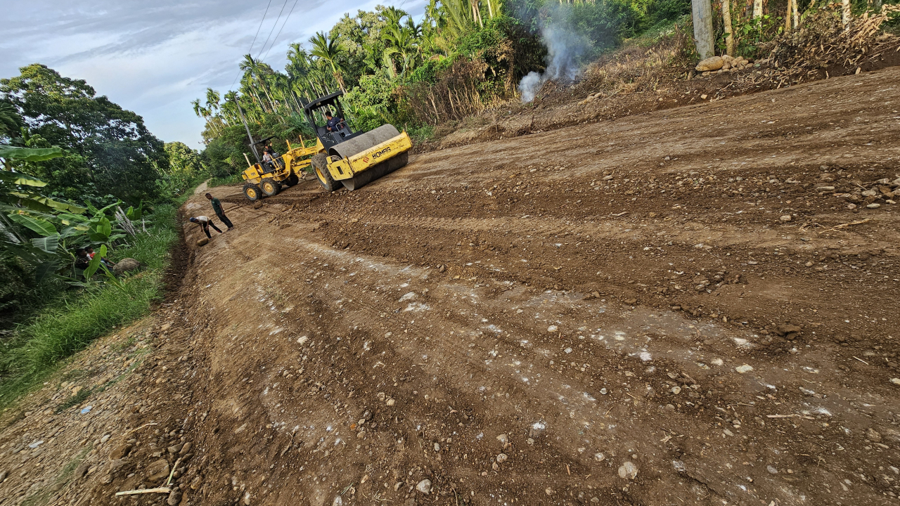 Pembersihan Jalan Lintas Desa Di Kawasan Jalan Mobil