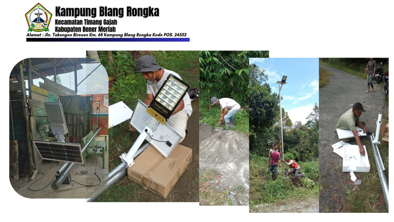 **Pentingnya Penerangan Jalan Bagi Masyarakat Kampung Blang Rongka**