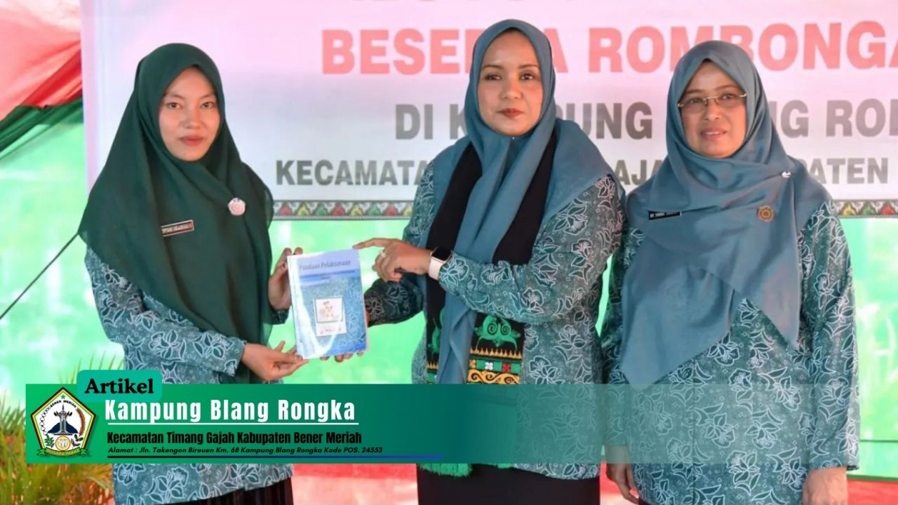 Pj. Ketua TP-PKK Provinsi Aceh Laksanakan Bimbingan dan Monitoring Gampong Mawaddah Warrahmah di Kampung Blang Rongka, Bener Meriah