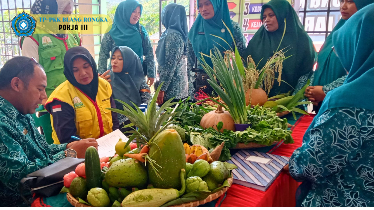 Kampung Blang Rongka Ikuti Penilaian Lomba GAMMAWAR Tingkat Kabupaten di Bidang Pangan dan Tata Laksana Rumah Tangga