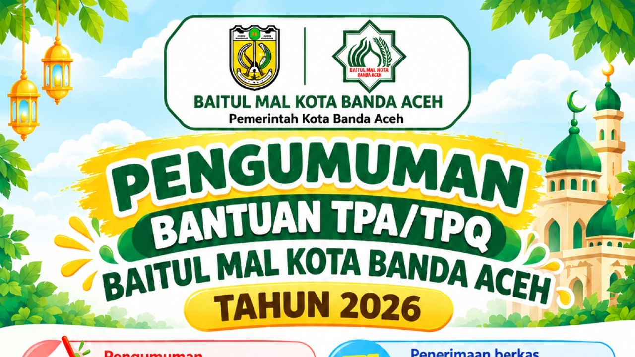 PENGUMUMAN BANTUAN TPA/TPQ