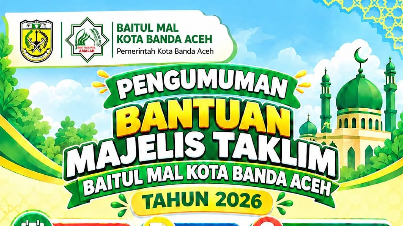 PENGUMUMAN BANTUAN MAJELIS TAKLIM