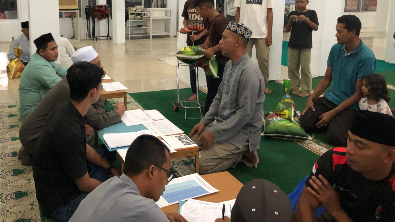 Penerimaan Zakat Fitrah Gampong Blang Oi Tahun 2026 / 1447 H